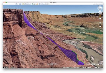 Google earth flight profile